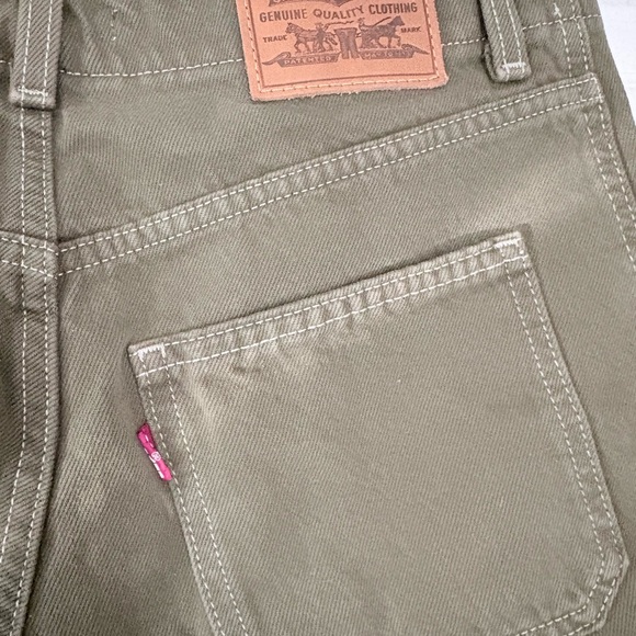 Levi's Baggy Dad Jeans in Olive - Picture 5 of 6